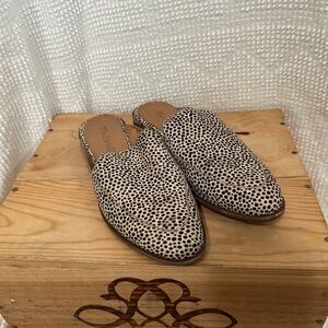 Spotted Slip-On Mules
